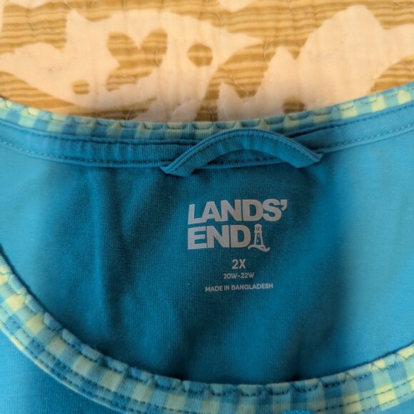 Lands End 2 piece shorts and short sleeve tee pajama set - Picture 4 of 10